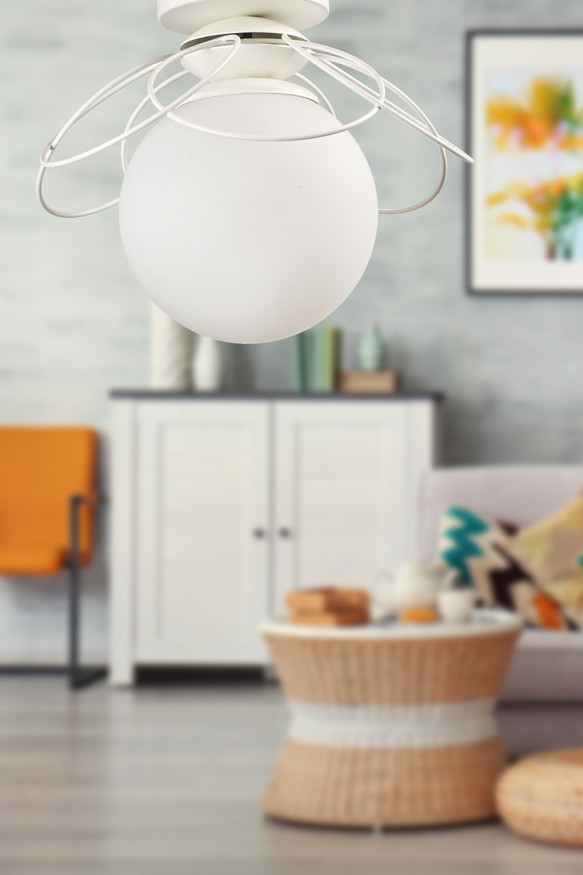 Dünya Chandelier White